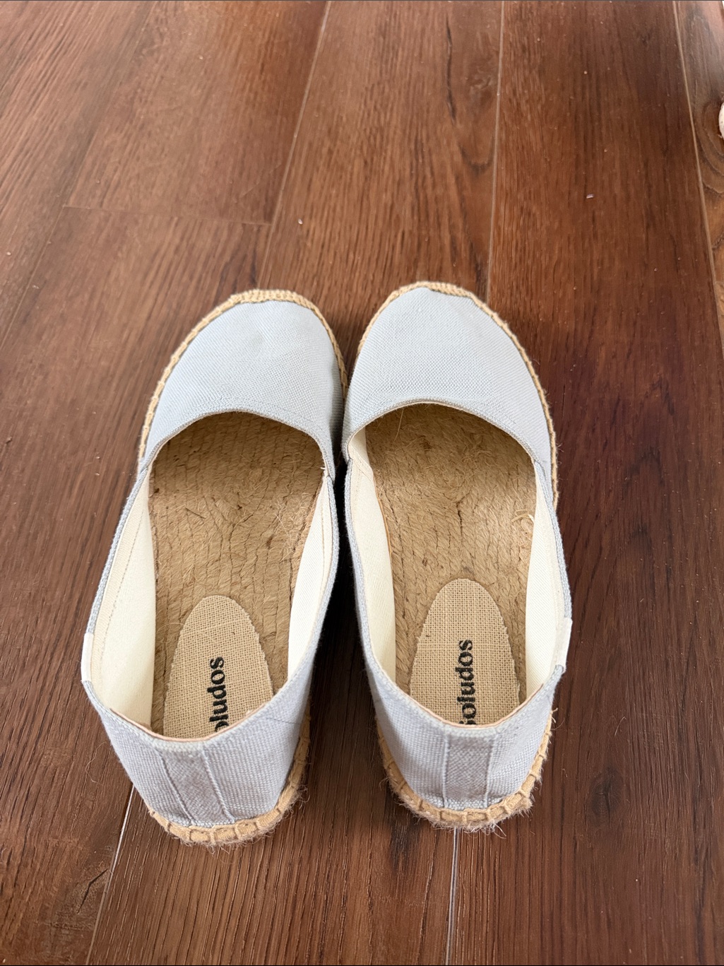 Soludos Original Espadrilles Light Blue Gray — image 2 of 3